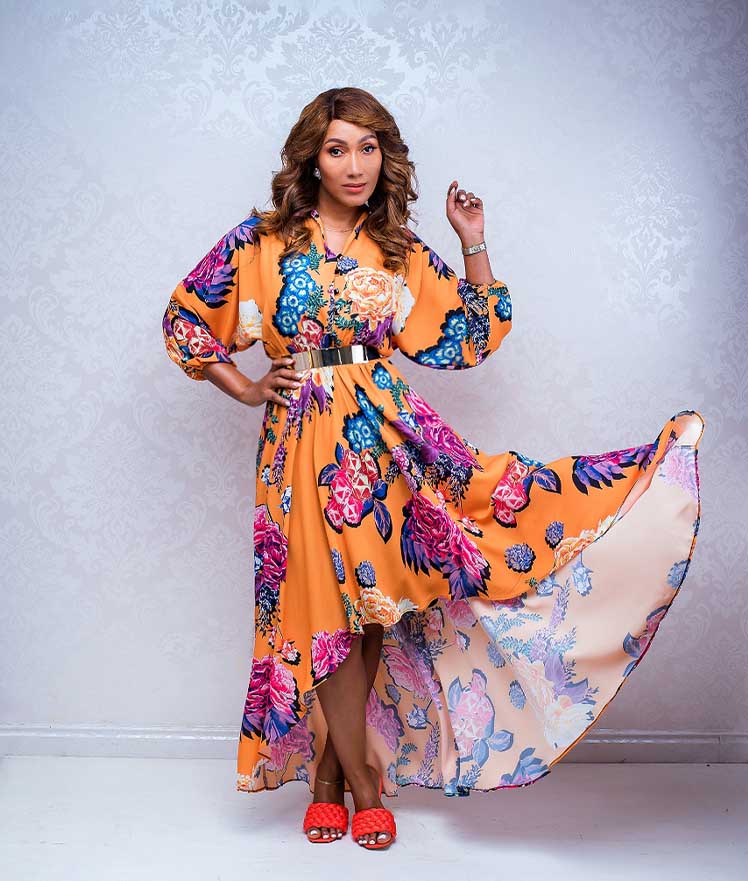 FATU Maxi Dress (Orange)