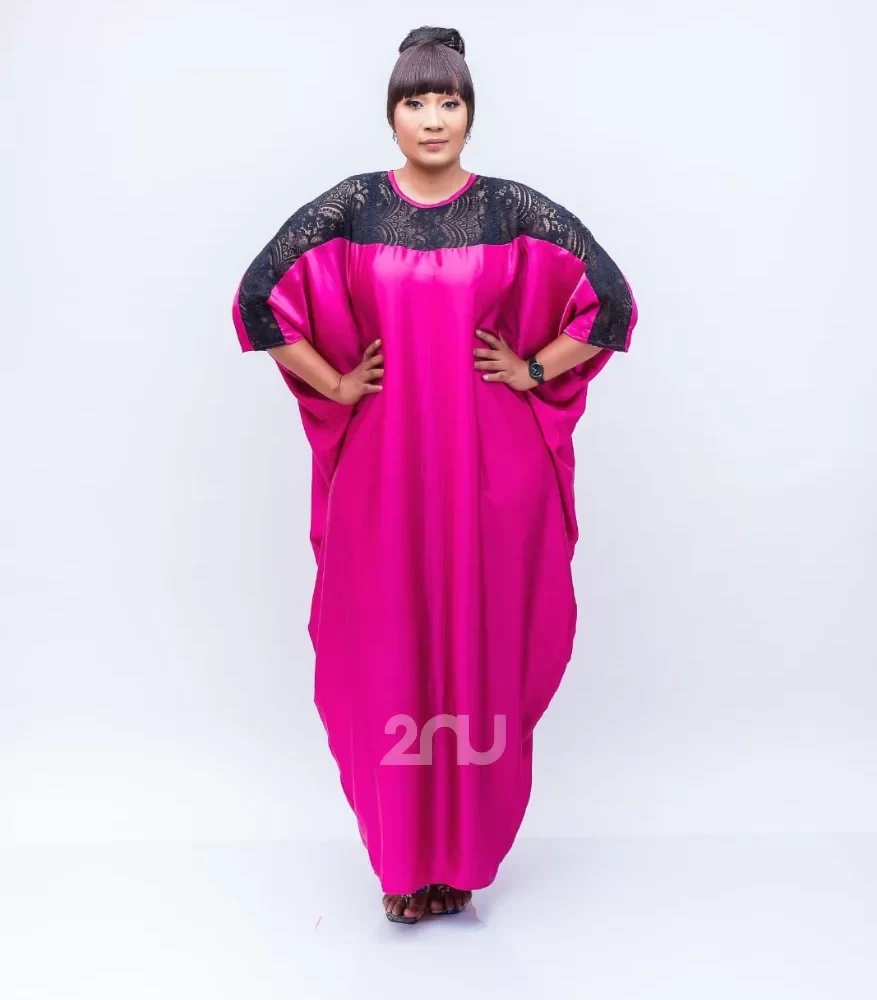 NEW Lace satin Kaftan